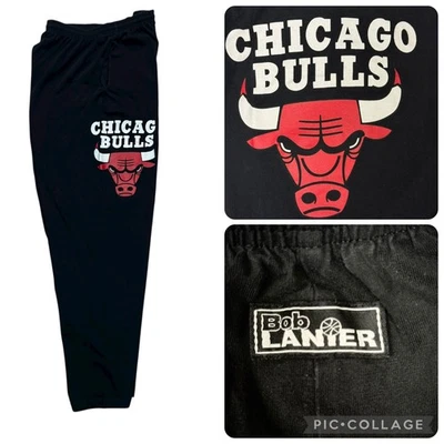Pantalones de chándal atléticos de colección años 80 90 Bob Lanier NBA baloncesto Chicago Bulls para hombre L Foto 1 de 4