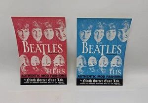 Beatles-Ninth Street East Ltd-1966 Nems Enterprises His/Her 2x Clothing Tags - Picture 1 of 4