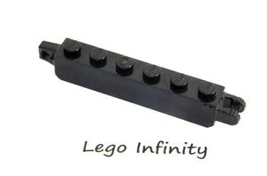 5 LEGO Black Hinge Brick 1 x 6 Locking Double Lift-Arm (30388 53914) - 5 Pieces - Imagen 1 de 2