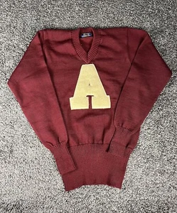 Vintage 1940’s Anderson IN High school Sweatshirt King Company Letterman “A” - Picture 1 of 8