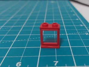 LEGO Red Classic Window 1 x 2 x 2 with Fixed Glass (73594) - Picture 1 of 3