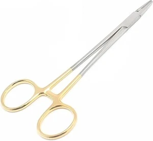 2 T/C DERF NEEDLE HOLDER 4.75" SURGICAL DENTAL VETERINARY GRASPING INSTRUMENTS - Picture 1 of 3