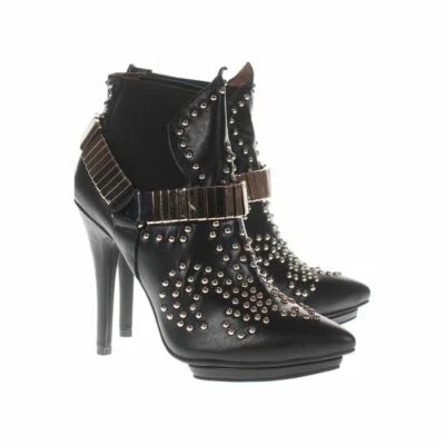 JEFFREY CAMPBELL VOLPE с заклепками рокер готический stiletto лодыжки vamp ботинки 8,5 - Изображение 1 из 4