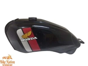 FIT FOR HONDA FT 500 PC07 BJ A135D 1982 1983 BLACK PAINTED PETROL TANK - Bild 1 von 5