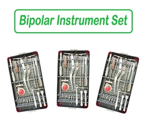 Orthopädisches bipolares Instrumentenset mit Aluminium Grafikbox. - Bild 1 von 2