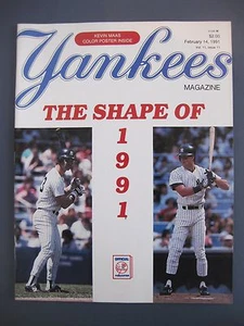 RIVISTA NEW YORK YANKEES 14 FEBBRAIO 1991 LA FORMA DEL 1991 VOL. 11 NUMERO 11 - Foto 1 di 5