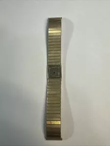 Vtg Kreisler Stainless Steel 10k GF January Calendater 1969 Watch Band - Picture 1 of 24