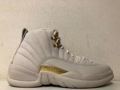 Nike Women’s Air Jordan 12 Retro Phantom Metallic Gold FD9101-007 Size 9W / 7.5M - Image 1 of 4