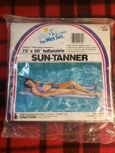 Vintage 1983 Intex The Wet Set Sun-Tanner Pool Float 72"x30" 59725 - Picture 1 of 6
