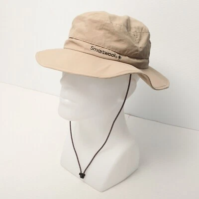 Smartwool Sun Hat小号/中号米色下巴带Boonie — 第 1/4 张图片