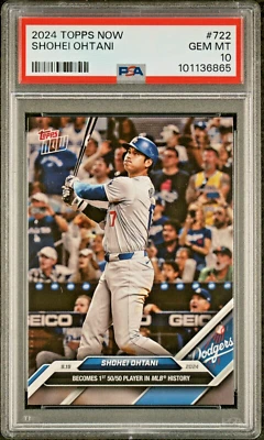 Topps Now Ohtani 50/50 - Card 722 - Image 1 of 2