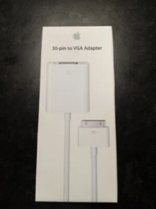 Genuine Apple 30-pin to VGA Adapter MC552ZM/B Model A1368 - Afbeelding 1 van 5