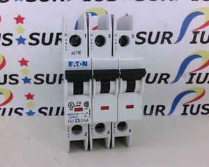 USSP Eaton FAZ-C5/3-NA Circuit Breaker 3 Pole - Picture 1 of 3