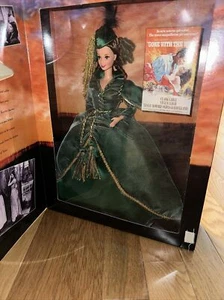 1994 Gone With The Wind Scarlett O'Hara Barbie Legends Curtain Dress #12045 NRFB - Picture 1 of 9