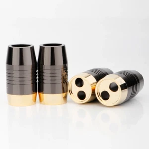 4 Piezas 16 T8 8mm Aleación de Cobre Altavoz Audio Cable Cable Pantalones Botas Pantalón Divisor Y - Imagen 1 de 7