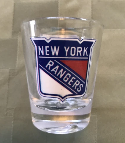New York Rangers 2oz.  Logo Shot Glass Cover