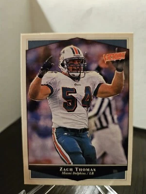 Upper Deck Victory Zack Thomas Football Card #135 Miami Dolphins HOF  - Image 1 of 2