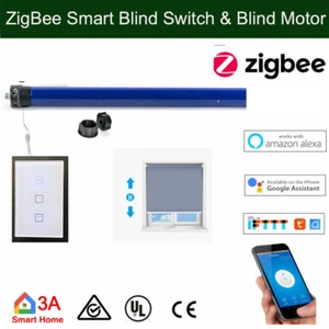 Smart ZigBee Blind Switch, 35mm Roller Blind Tubular Motor 4 Automation Voice Co - Picture 1 of 11