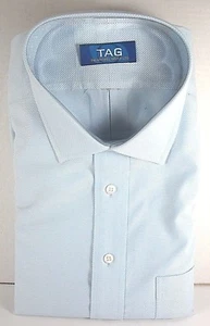 Tag The Apparel Group Mens Dress Shirt Blue - Picture 1 of 3