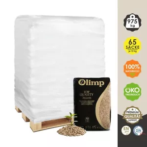 Holzpellets Olimp Premium-Qualität EN Plus A1 - als Sackware auf Paletten - Bild 1 von 10