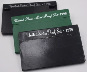 United States mint proof sets lot 1976 1979 1998 - Picture 1 of 12