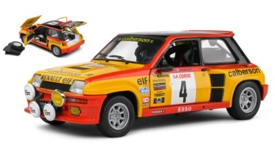 MODELLINO AUTO STATICO SOLIDO RENAULT R5 TURBO RAGNOTTI TOUR DE CORSE 1980 1/18 - Immagine 1 di 4