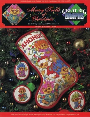 Great Big Graphs VCL 20050 - Merry Trolls of Christmas by Maureen J. Ervin - Image 1 of 2