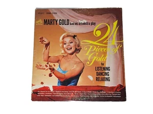 Marty Gold and His Orchestra Play 24 Pieces of Gold Vinyl LP Record Album 2LP’s - Picture 1 of 5