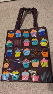 Paperchase - Cute Cupcake Bag Tote PVC exterior Nylon interior - Lightly Used - Picture 1 of 4