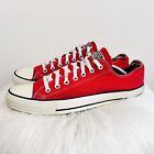 CONVERSE Chuck Taylor All Star Red & White Low Top Sneakers ~ Mens Size 13