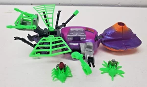 Transformers Beast Wars Predacon Arachnid Micro Playset 100% COMPLETE NICE Green - Picture 1 of 7