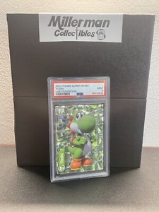 PSA 9 MINT, Super Mario Bros Panini, Yoshi, Limited Edition Card