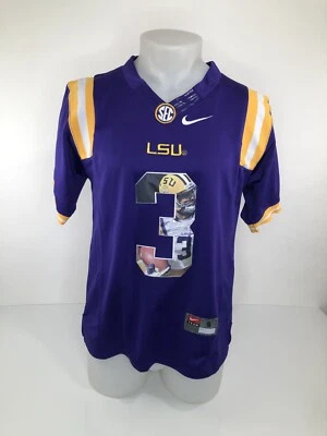 Camiseta deportiva rara LOUISIANA STATE TIGERS LSU - Nike FOTO NÚMERO #3 Beckham Jr adulto S Foto 1 de 4