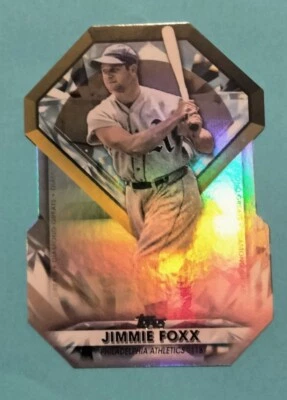 Jimmie Foxx 2022 Topps Update Series Diamond Greats Die Cut - Athletics HOF - Image 1 of 2