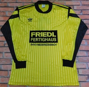 ADIDAS TREFOIL MAGLIA SHIRT CALCIO NOLEL VINTAGE MADE IN FRANCE (035) tg. L - Imagen 1 de 3