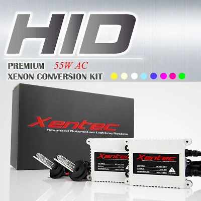 HID Kit AC 55w Xenon Xentec Headlight Fog light Bulbs H11 H4 9007 9006 H13 9005 - Image 1 of 4