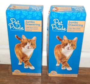 Pet Pride Two Packs Of 5 Each Litter Box Liners - Picture 1 of 1