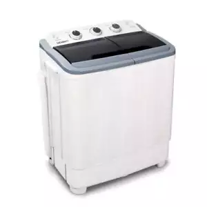 NNEDSZ 5KG Mini Portable Washing Machine - White - Picture 1 of 7
