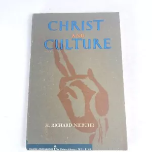 Christus und Kultur Taschenbuch H. Richard Niebuhr Harper Torchbooks 1956 - Bild 1 von 6