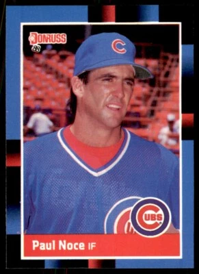 1988 Donruss Paul Noce Baseball Cards #315 - Image 1 of 2