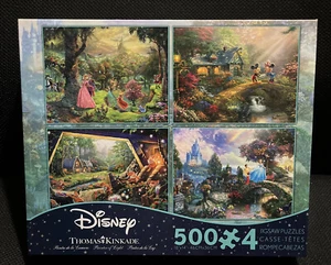 DISNEY THOMAS KINKADE 500 PCS X 4 PUZZLES - Picture 1 of 2