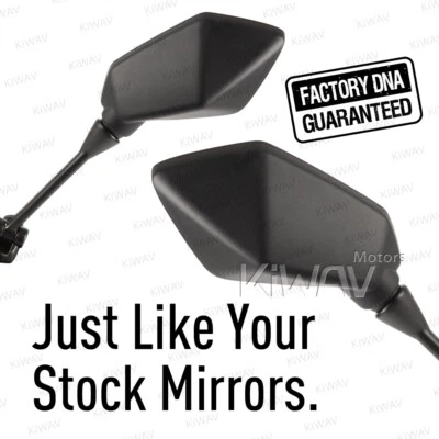 Espejo retrovisor de repuesto de calidad OEM para Kawasaki Ninja 650R EX650C '09-'11 PAR ε Foto 1 de 4