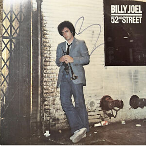Very Rare Billy Joel Signed 52nd Street Album Cover With COA