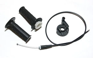 Empuñaduras de barra de mango abrazadera de tubo de cable de acelerador extendida Honda CRF XR 50 - Imagen 1 de 1