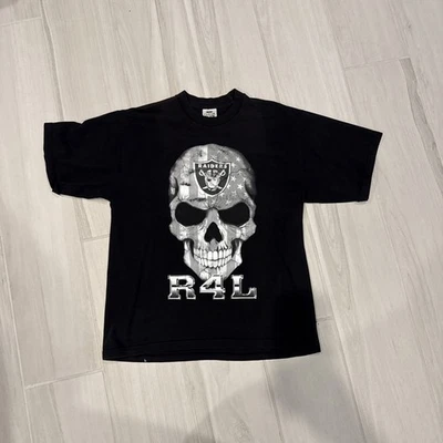 Camiseta De Colección Pro Club Peso Pesado Para Hombres XL Negra Manga Larga Raiders EE. UU. NFL Foto 1 de 4