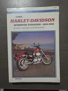 Vintage NOS Clymer M429 1991-94 Harley Davidson Sportster Evolution XLH Manual - Picture 1 of 4