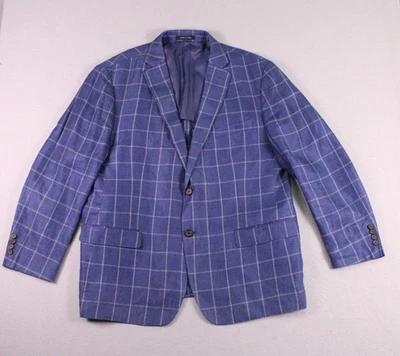 Blazer Lauren Ralph Lauren Para Hombres 46R Azul Ventana Lino Abrigo Deportivo Chaqueta Foto 1 de 4