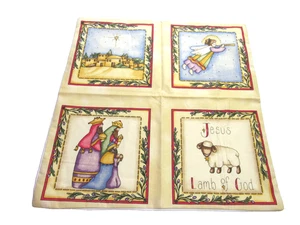 Holiday   Lamb Of God  Decorative Throw Pillow Cover 16 X 16 in - Picture 1 of 6