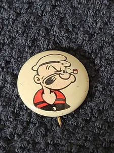Vintage Popeye Comic Togs Figur Pinback Button 1946 King Features New York - Bild 1 von 5