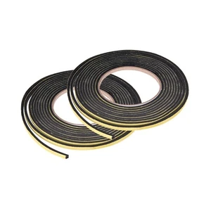 Foam Seal Tape 5mm Wide 3mm Thick 13Feet Long Adhesive Weather Strip 2pcs - Picture 1 of 5